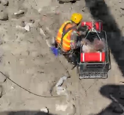 रसुवा बाढीः नेपाली सेनाद्वारा १२३ जनाको सकुशल उद्धार