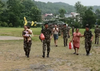 रसुवाको बाढी प्रभावित क्षेत्रबाट ९८ जनाको उद्धार, उद्धार गरिएकामध्ये १५ जना विदेशी नागरिक