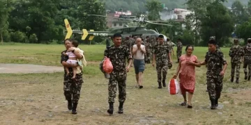 रसुवाको बाढी प्रभावित क्षेत्रबाट ९८ जनाको उद्धार, उद्धार गरिएकामध्ये १५ जना विदेशी नागरिक