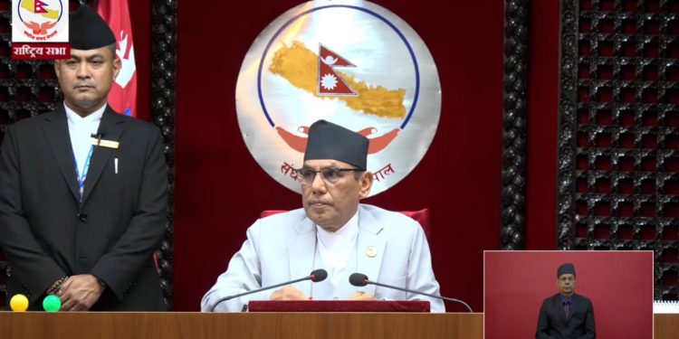 राष्ट्रियसभाद्वारा भोटेकोशी बाढी व्यवस्थापनबारे विशेष प्रस्ताव सर्वसम्मतिले पारित