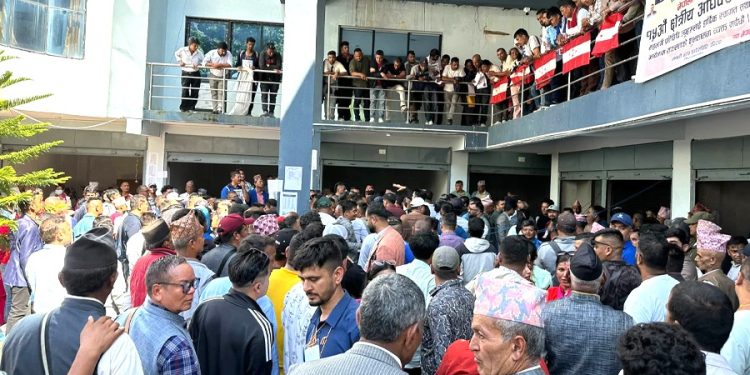 मतपत्रलाई लिएर विवाद, क्षेत्रीय अधिवेशन स्थगित