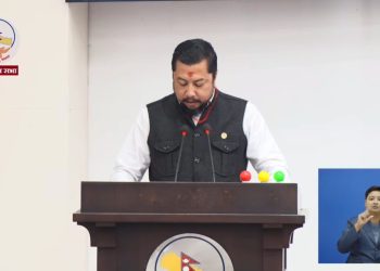 भोटेकोशी बाढी पीडितको राहत र पुनर्निर्माणमा राज्य प्रतिवद्धः ऊर्जामन्त्री श्रेष्ठ