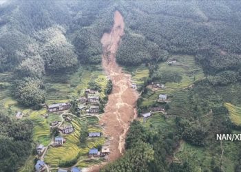 पूर्वी चीनको जियान्ग्सी प्रान्तमा पहिरोका कारण चार जनाको मृत्यु, उद्धार र राहत कार्य तिब्र
