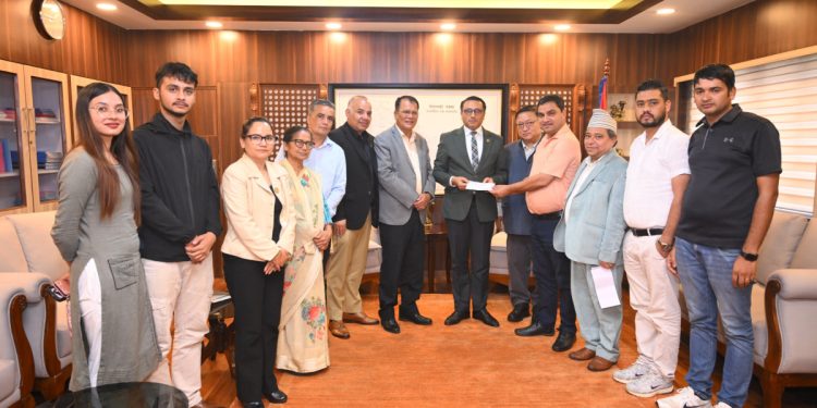 रसुवा बाढीपीडित नागरिकका लागि काँग्रेसद्वारा सरकारलाई एक करोड रुपैयाँ आर्थिक सहयोगः ‘खोज तथा उद्धारलाई मथप प्रभावकारी बनाउन आग्रह’