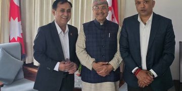 गगन थापाले पूर्णबहादुर खड्का र शेखर कोइरालासँग छुट्टाछुट्टै भेट गरे