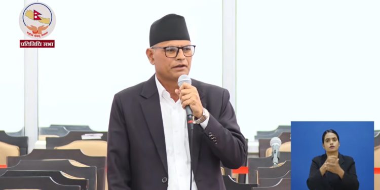 दैलेखको ग्यास उत्खननदेखि गुठी विधेयकसम्मः संसदमा सांसद पोखरेलले उठाए चार प्रमुख विषय