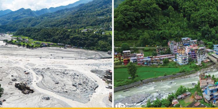 बाढी–पहिरोको जोखिम बढाउँदै अव्यवस्थित बस्ती र सडक विस्तार