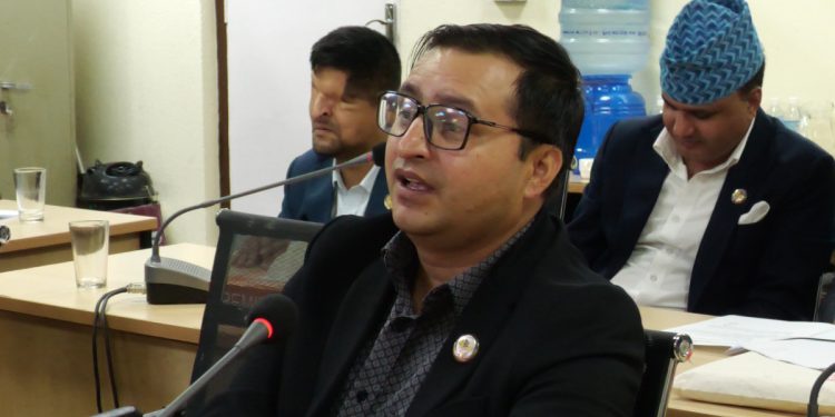 संवैधानिक पदाधिकारी र न्यायाधीशले सम्पती सार्वजनिक गर्नुपर्छ– सांसद न्यौपाने