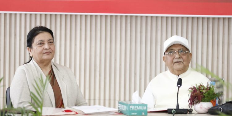 एमाले स्थायी कमिटी बैठक शुरुः पूर्वराष्ट्रपति भण्डारीको सहभागिता