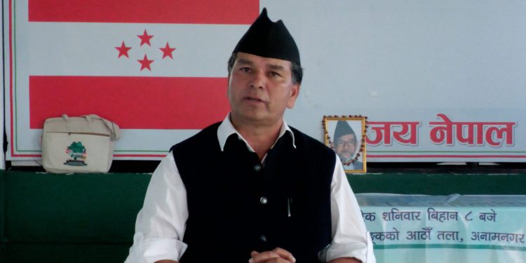 सहमहामन्त्रीको उम्मेद्वारी घोषणा गर्दै प्रकाश रसाईलीले भने–‘गगन थापाको नेतृत्वमा काँग्रेस र देशलाई बलियो बनाउन लाग्नेछौँ’