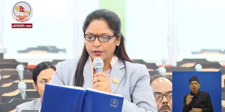 लोकतन्त्रमाथिको आक्रमण र ‘जेन–जी’ आन्दोलनको नाममा भएको हिंसाको छानबिन हुनुपर्छः सांसद विष्णुमाया विक
