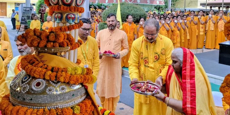‎शान्तिकुञ्जबाट तीन ज्योति कलश रथ रवाना, ५० भन्दा बढी जिल्लामा जनजागरण अभियान