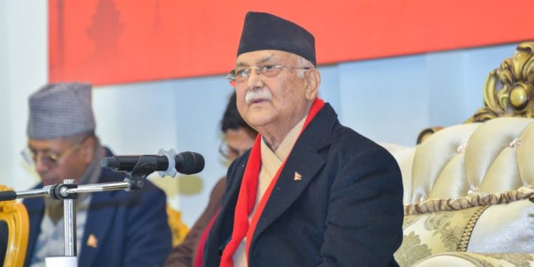 ओलीले अध्यक्ष नछोड्ने सन्देशसहितको अपानि जारी (अपानि सहित